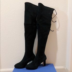 Stuart Weitzman Ledyland black suede str.